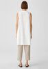 Organic Handkerchief Linen V-Neck Long Top