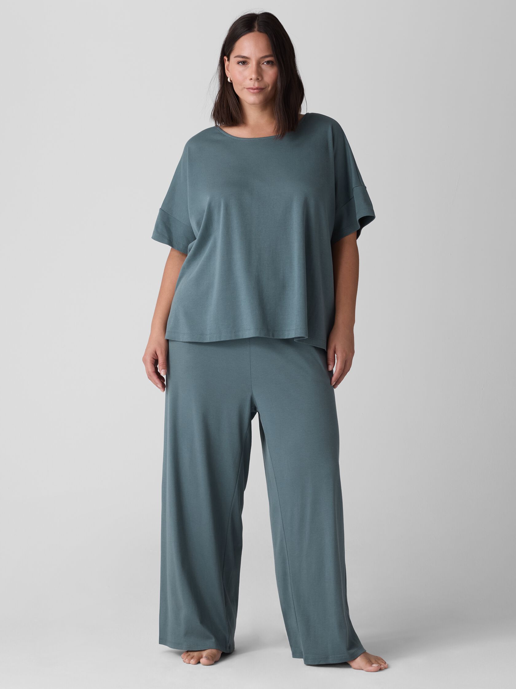 Organic Cotton Interlock Sleep Tee