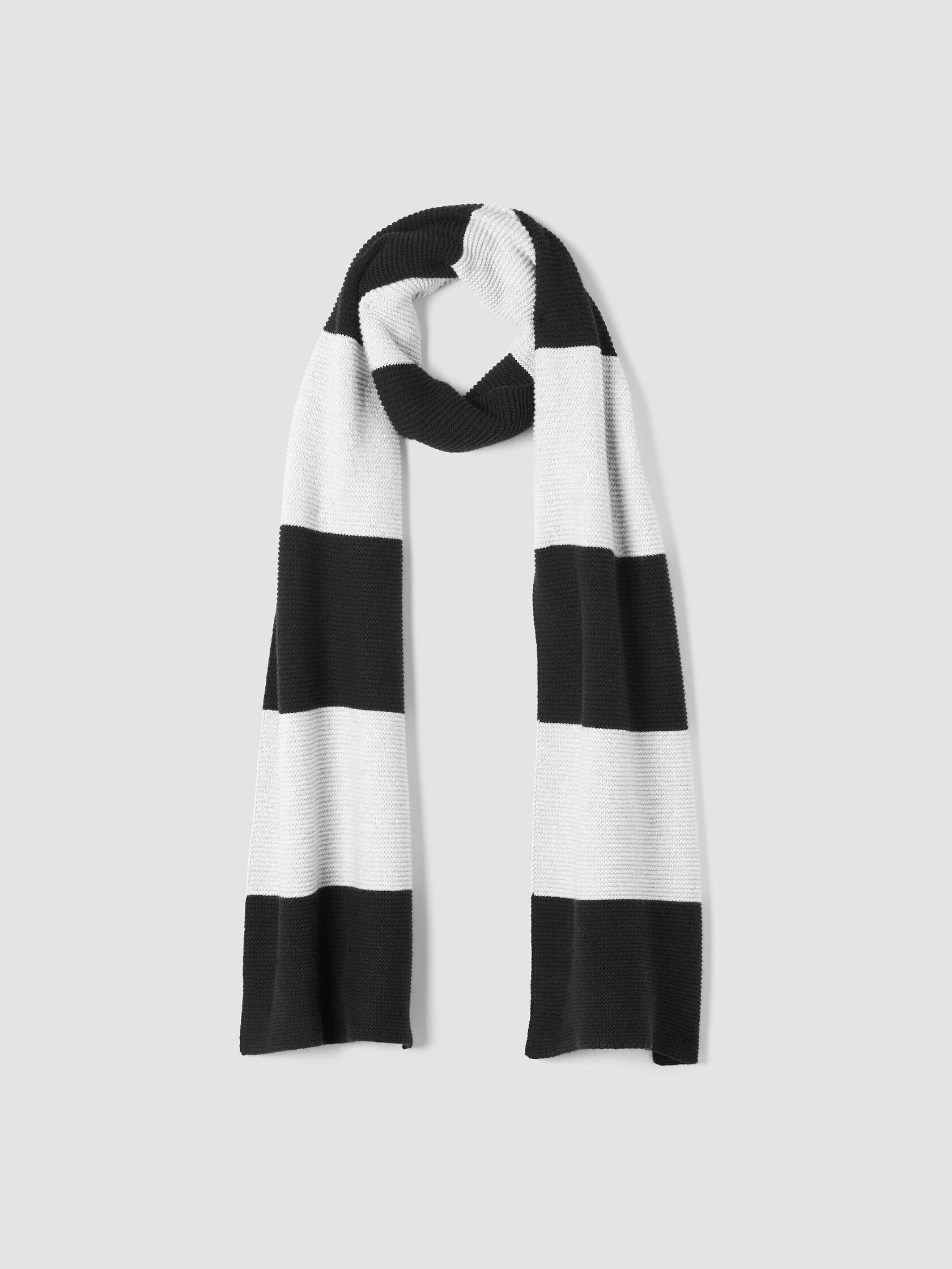 Cotton and Recycled Cashmere Scarf