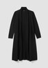 Boiled Wool Jersey High Collar Jacket