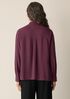 Silk Georgette Crepe Band Collar Top