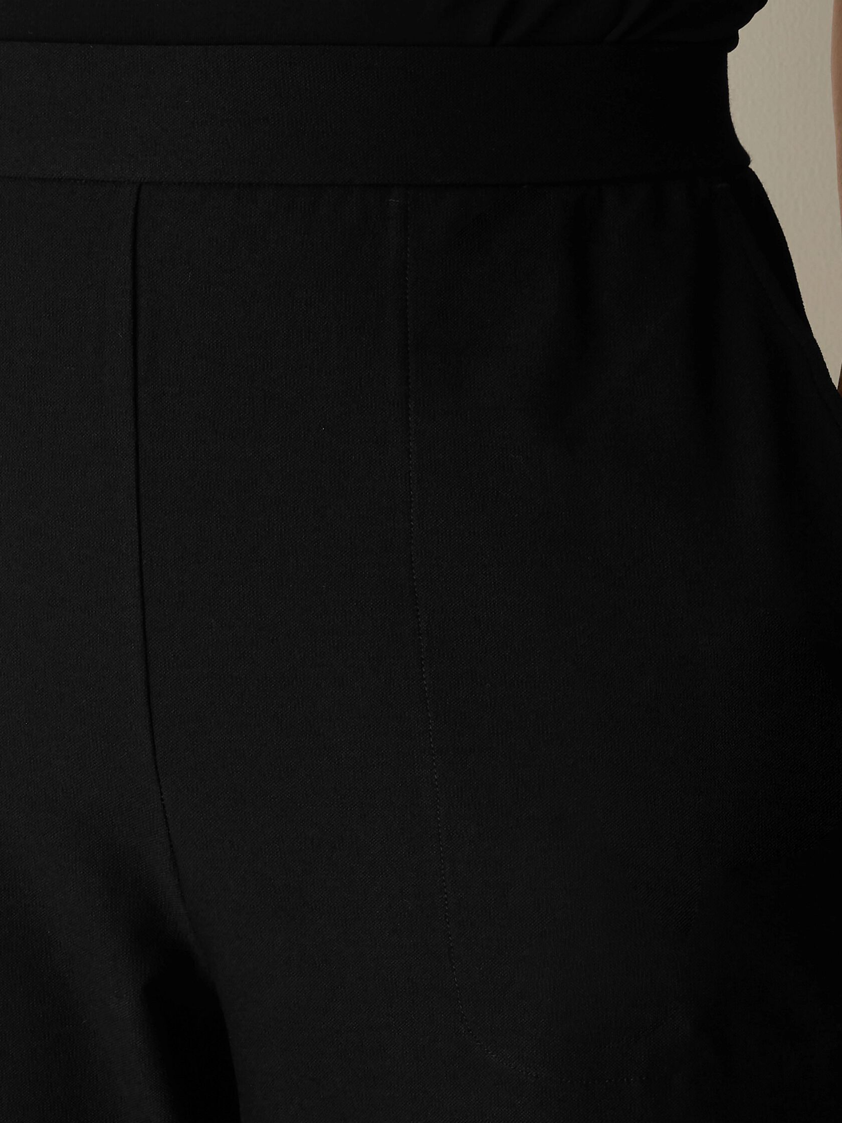 Washable Stretch Crepe Cuffed Pant