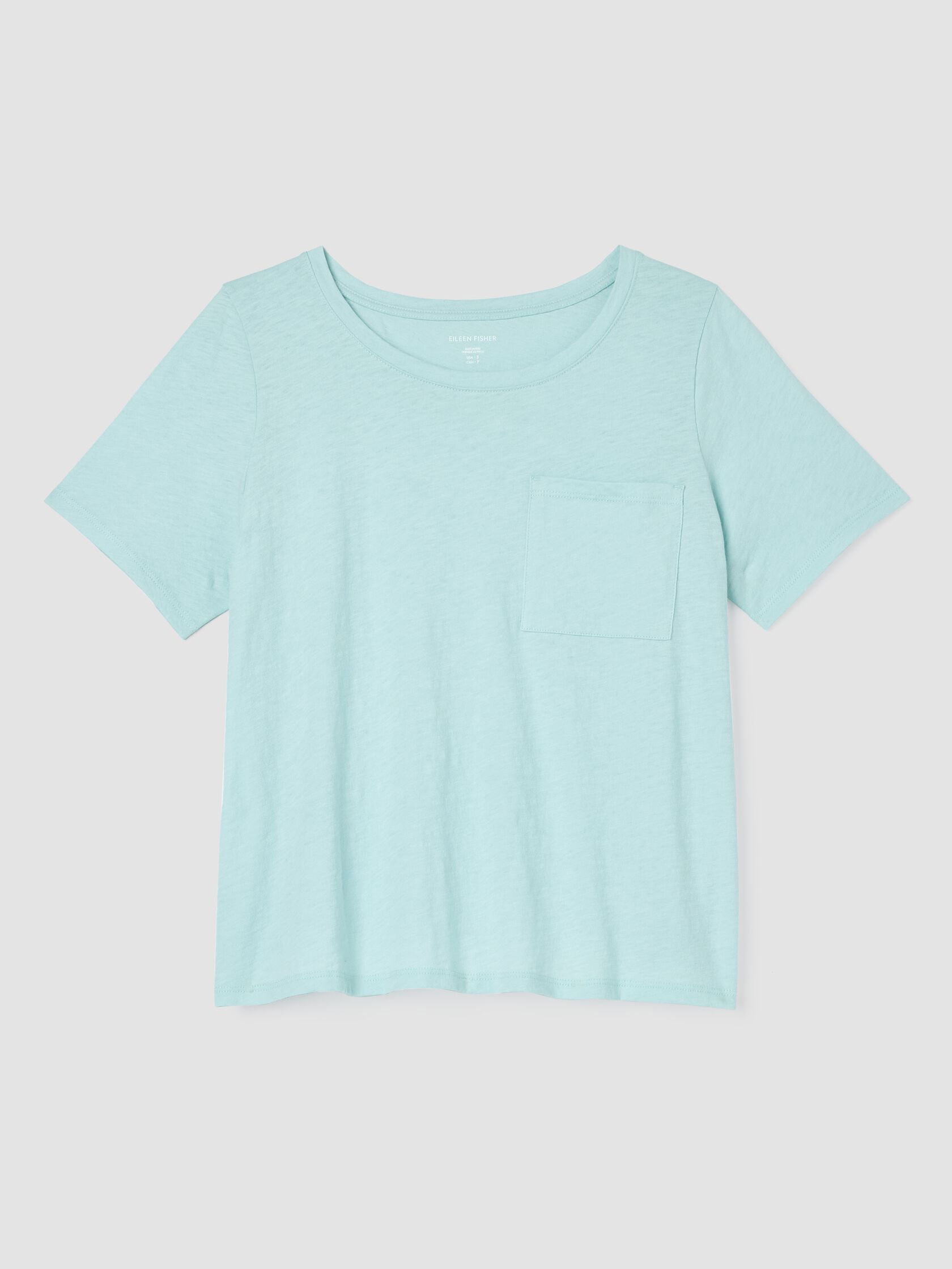 Organic Cotton Slubby Jersey Pocket Tee