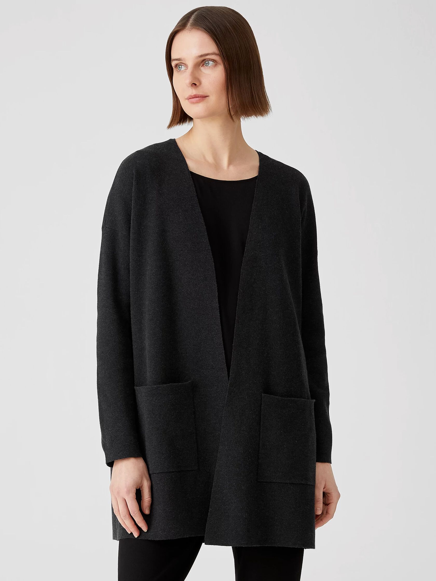 Organic Cotton Silk Cardigan