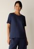 Organic Pima Cotton Jersey Round Neck Tee