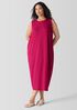 Stretch Jersey Knit Round Neck Dress