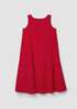 Organic Cotton Pucker Tiered Dress