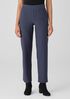 Washable Stretch Crepe Straight Pant