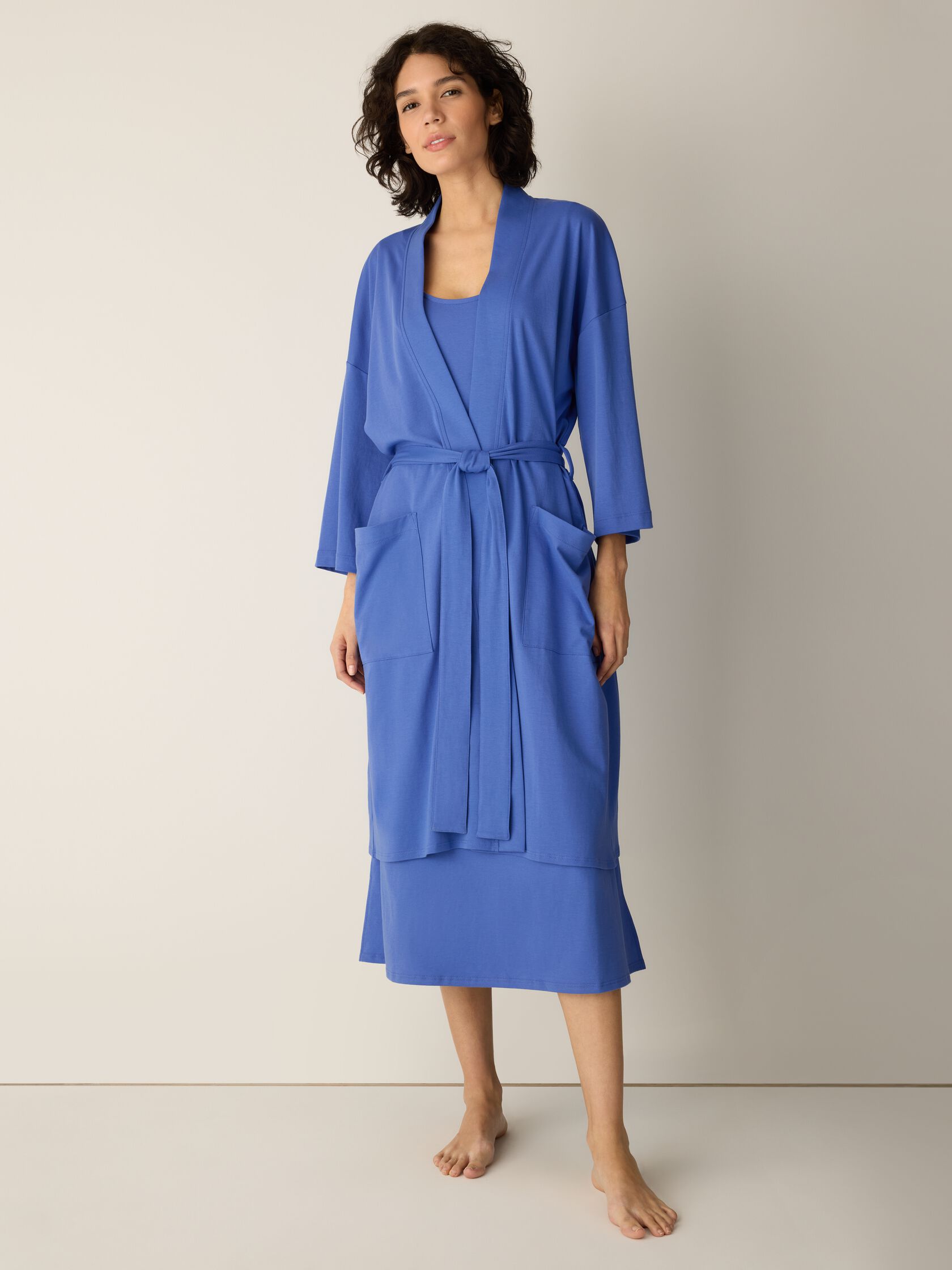Organic Cotton Interlock Sleep Robe