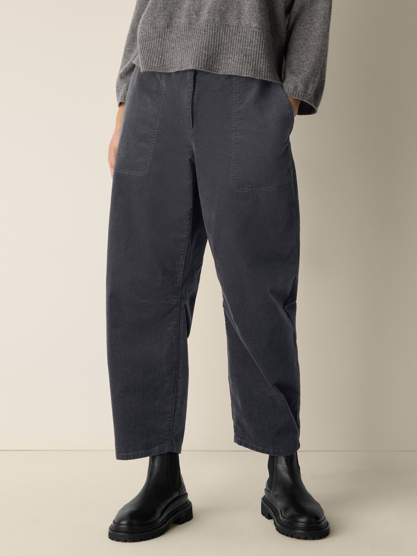Brushed Organic Cotton Arch Pant
