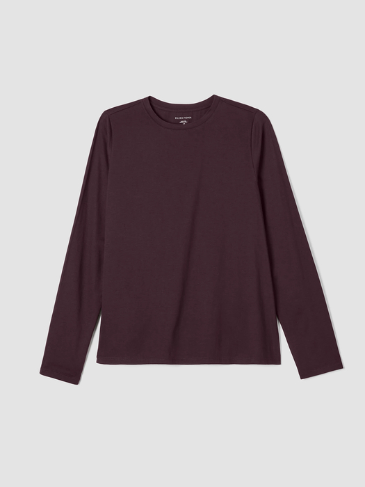 Organic Pima Cotton Jersey Long-Sleeve Tee