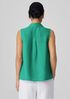 Organic Handkerchief Linen Sleeveless Shirt