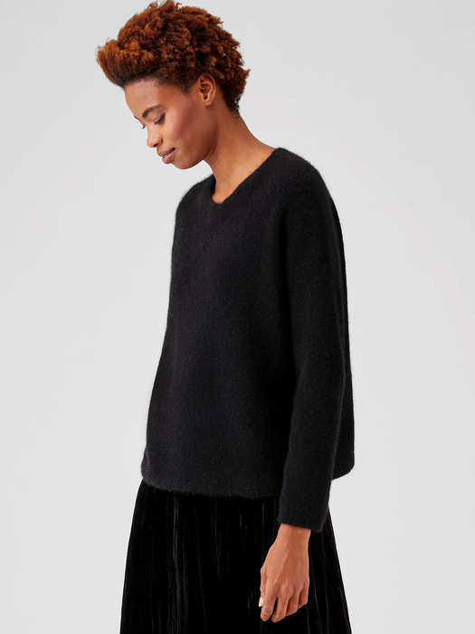 Cashmere Silk Bliss Crew Neck Top