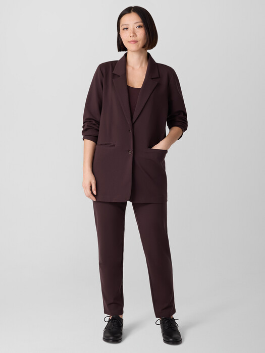Washable Flex Ponte Long Blazer