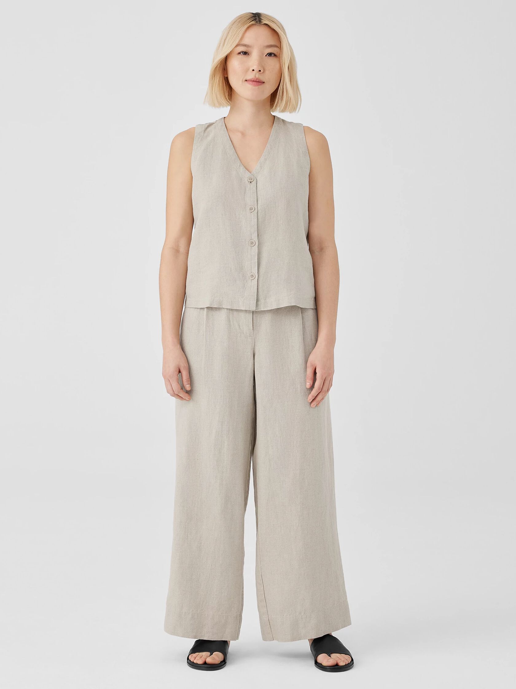 Organic Linen Vest