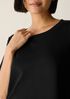 Organic Cotton Interlock Jewel Neck Sleep Tee
