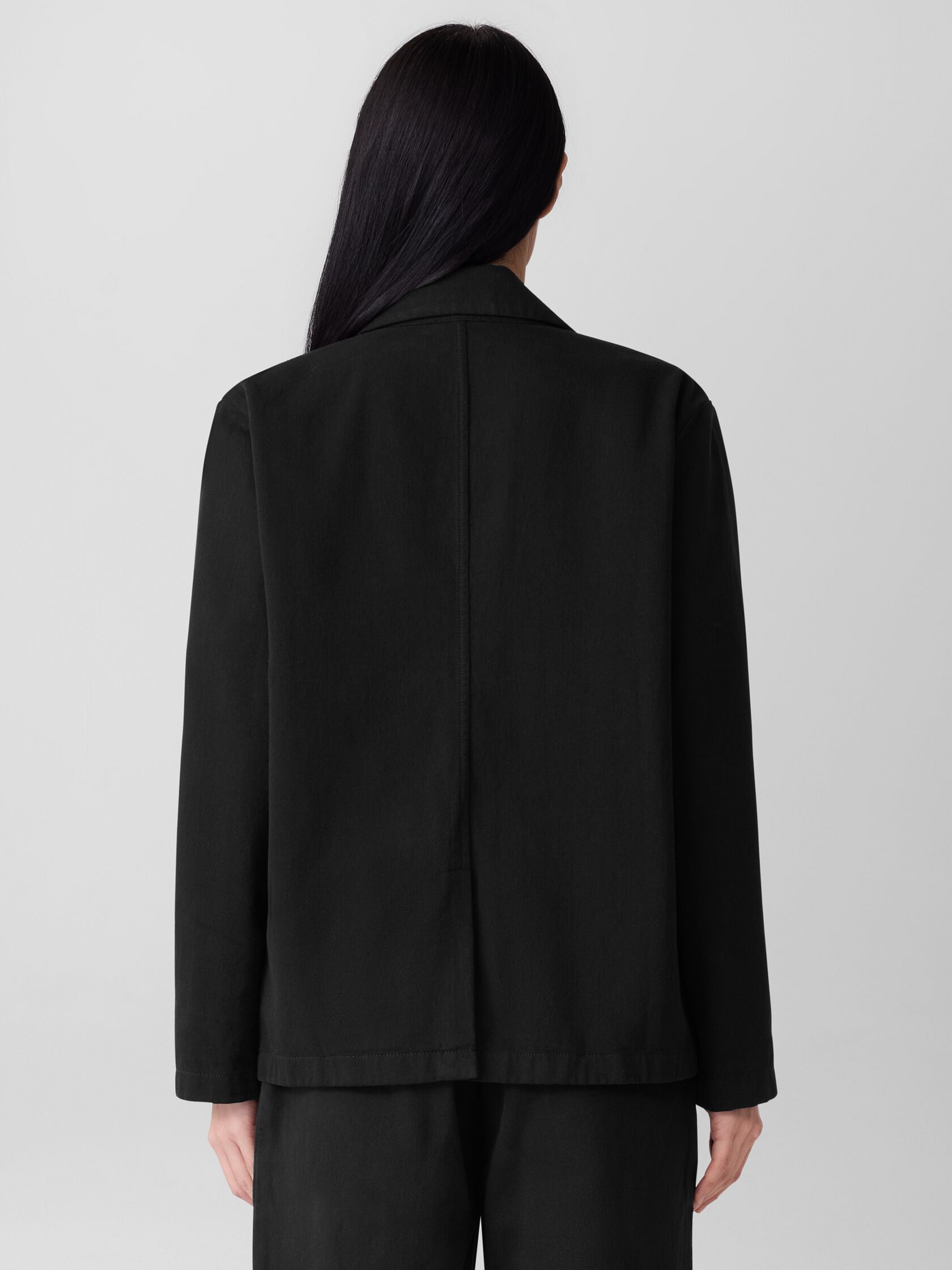 Garment-Dyed Utility Cotton Blazer