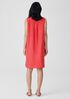 Garment-Dyed Organic Linen Classic Collar Dress