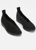 Humor Wedge Ballet Flat in Suede