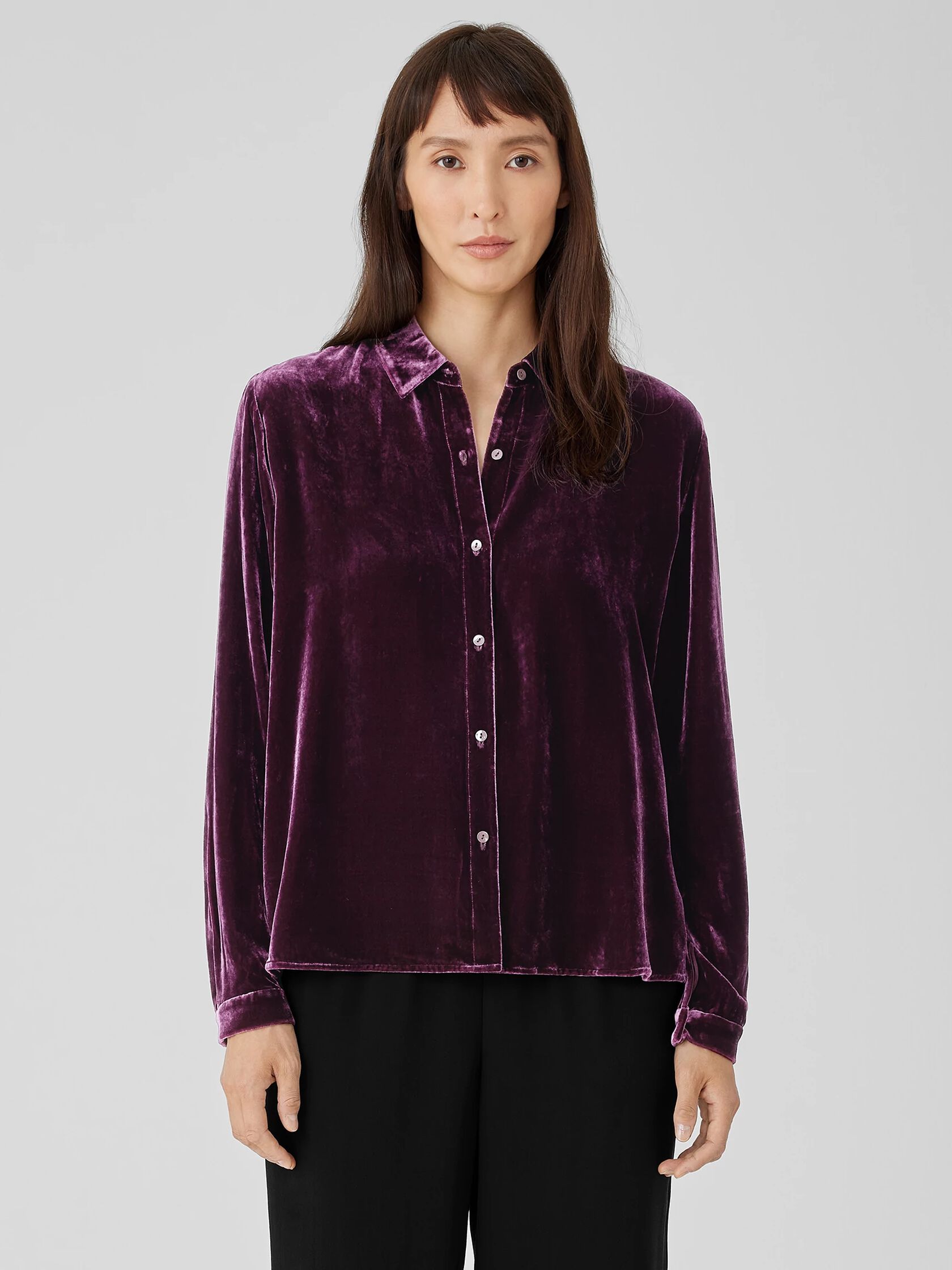 Velvet Classic Collar Shirt