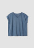 Organic Linen Jersey V-Neck Tee