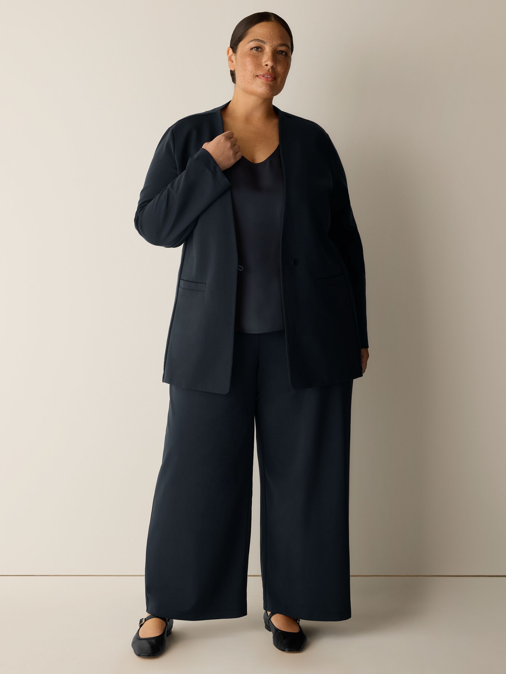 Washable Flex Ponte Blazer