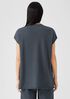 Organic Cotton French Terry Crew Neck Top