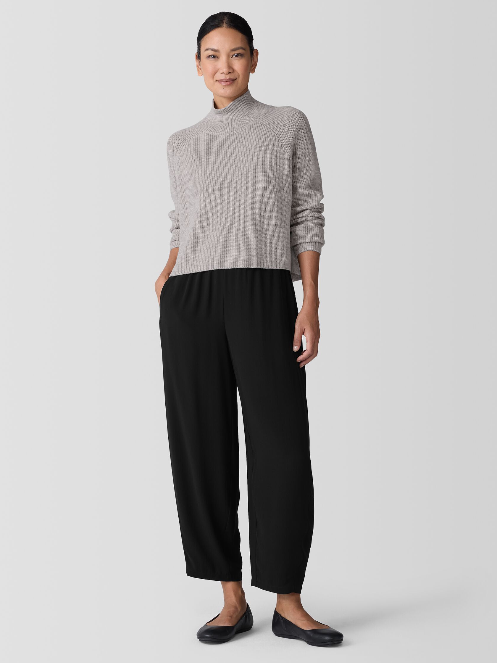 Merino Turtleneck Top