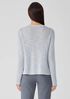 Organic Linen Cotton Slub Crew Neck Top