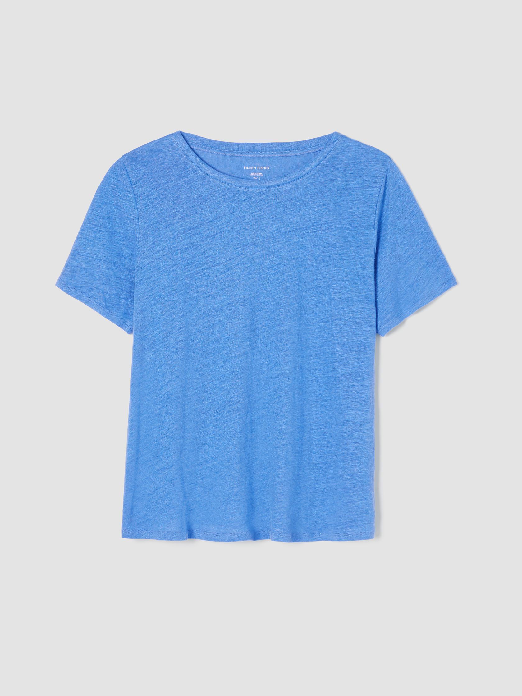 Organic Linen Jersey Crew Neck Tee