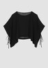 Sheer Silk Georgette Poncho