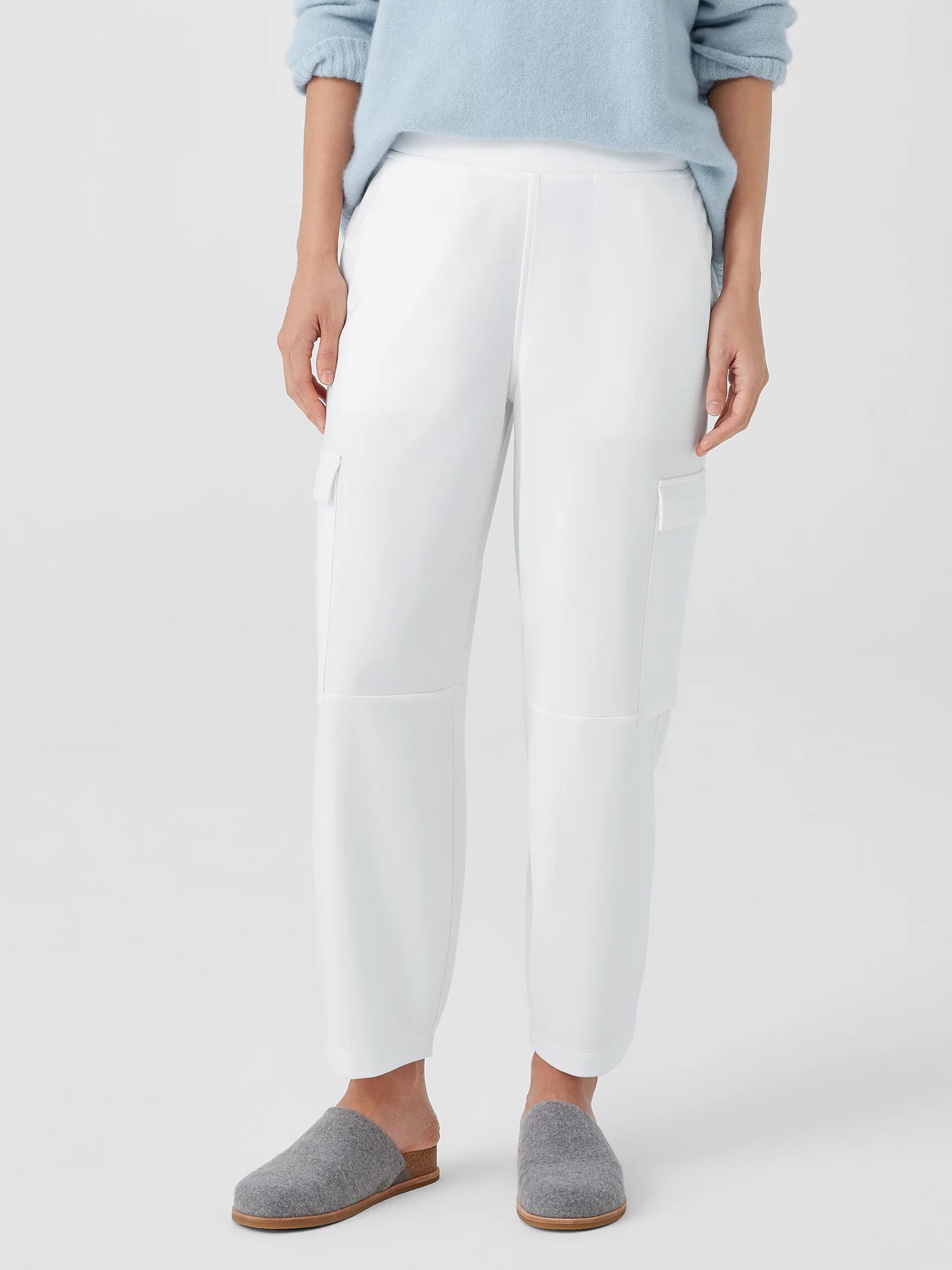 Washable Flex Ponte Cargo Lantern Pant