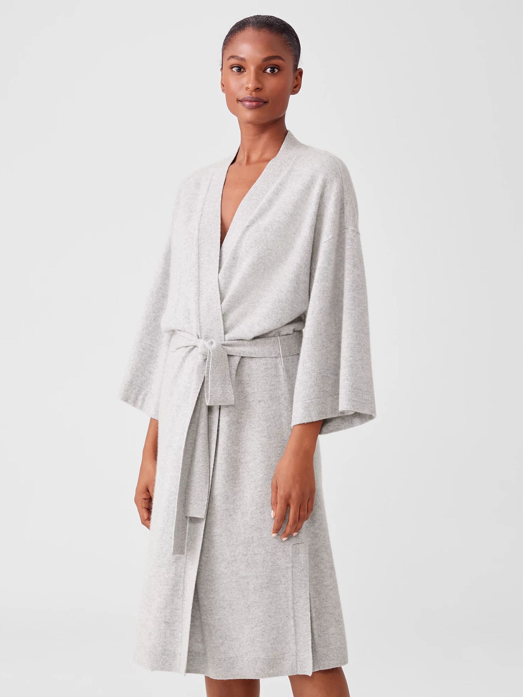 Brushed Cashmere Robe