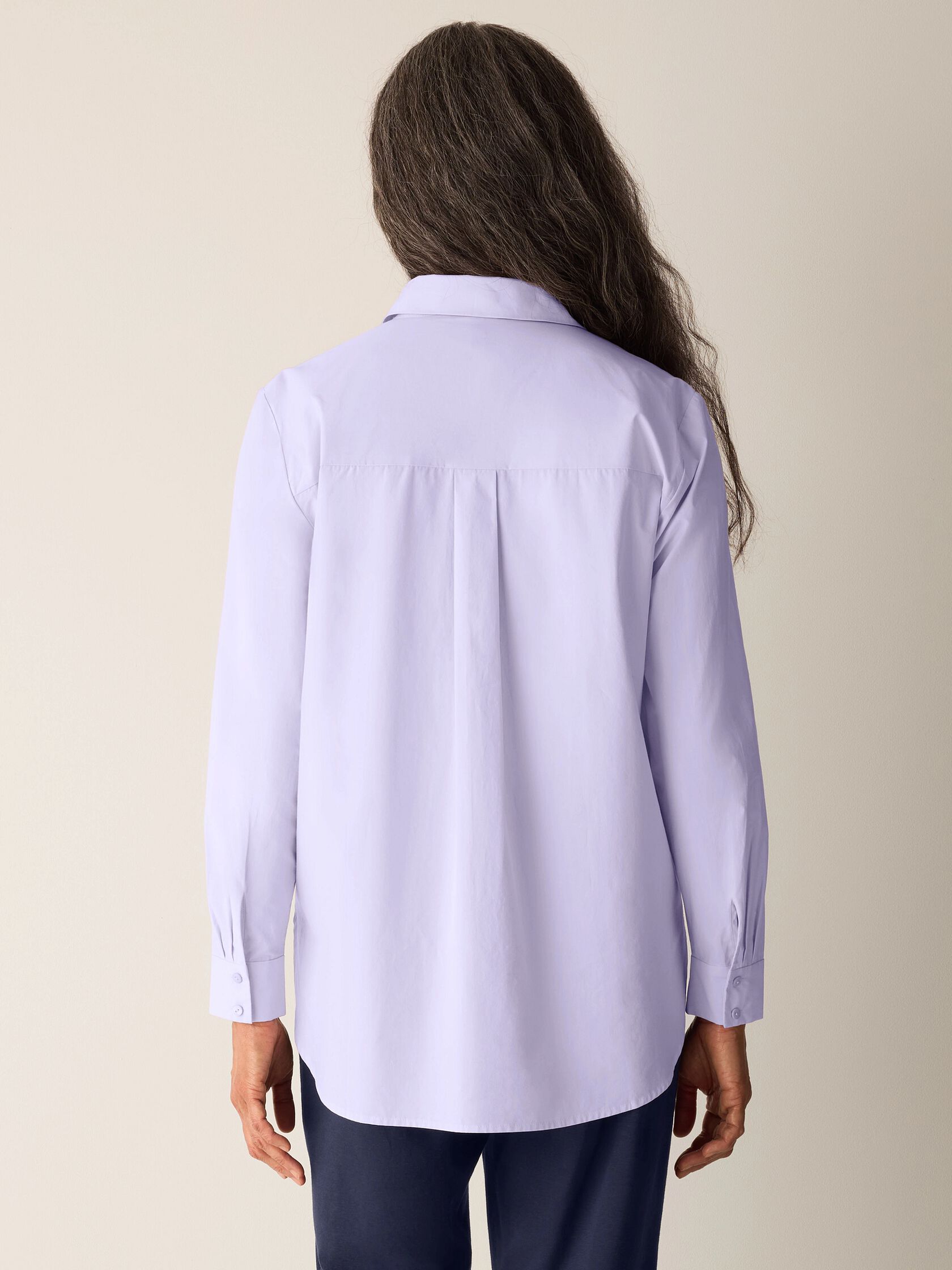 Organic Cotton Poplin Classic Collar Shirt