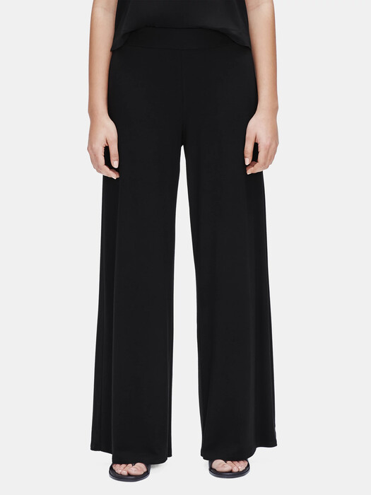Viscose Jersey Wide-Leg Pant