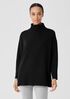 Cozy Brushed Terry Hug Funnel Neck Top