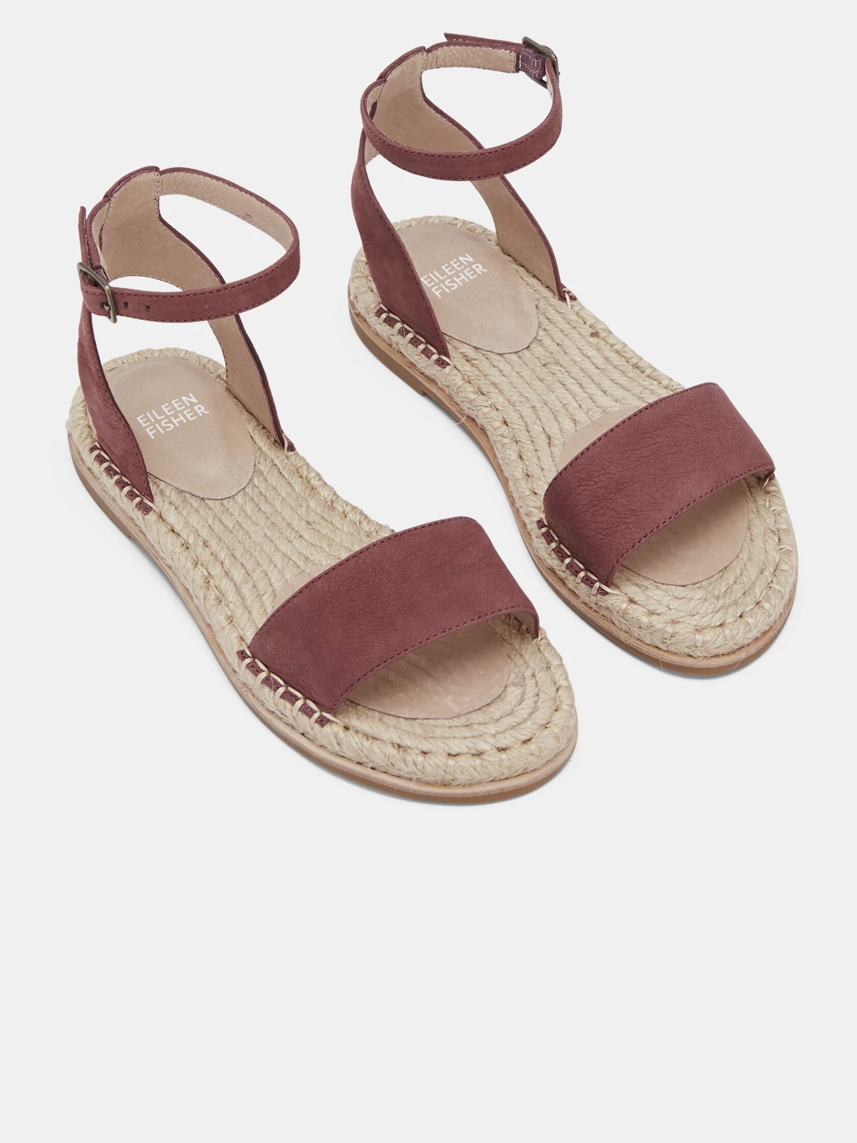 Mike Tumbled Leather Espadrille Sandal