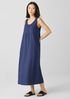 Organic Linen Scoop Neck Dress