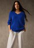 Cashmere Silk Bliss V-Neck Top
