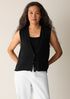 Peruvian Cotton Blend V-Neck Vest