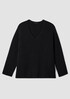 Cashmere Silk Bliss V-Neck Top