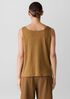Organic Linen Jersey Scoop Neck Tank