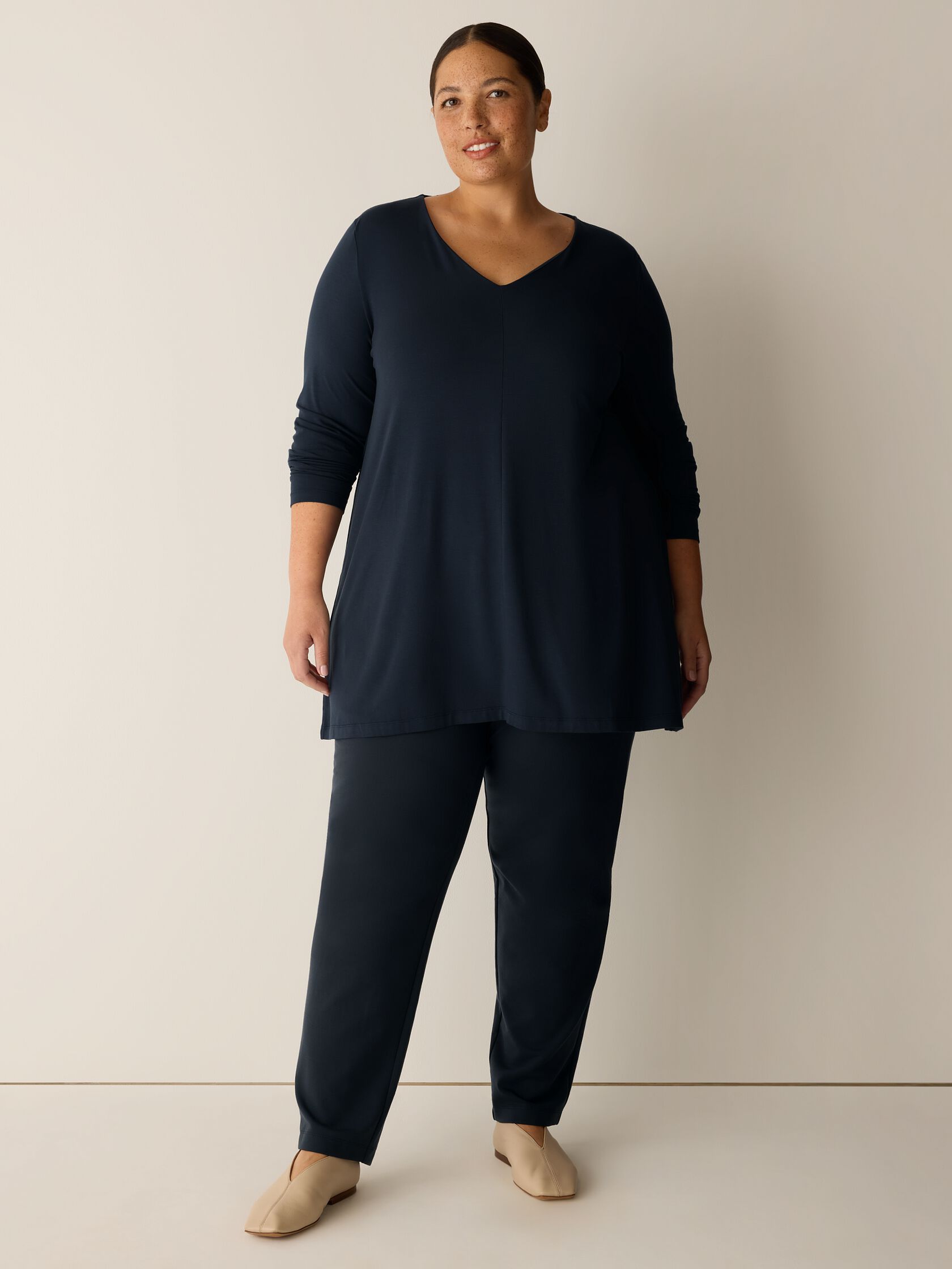 Washable Flex Ponte Slim Pant