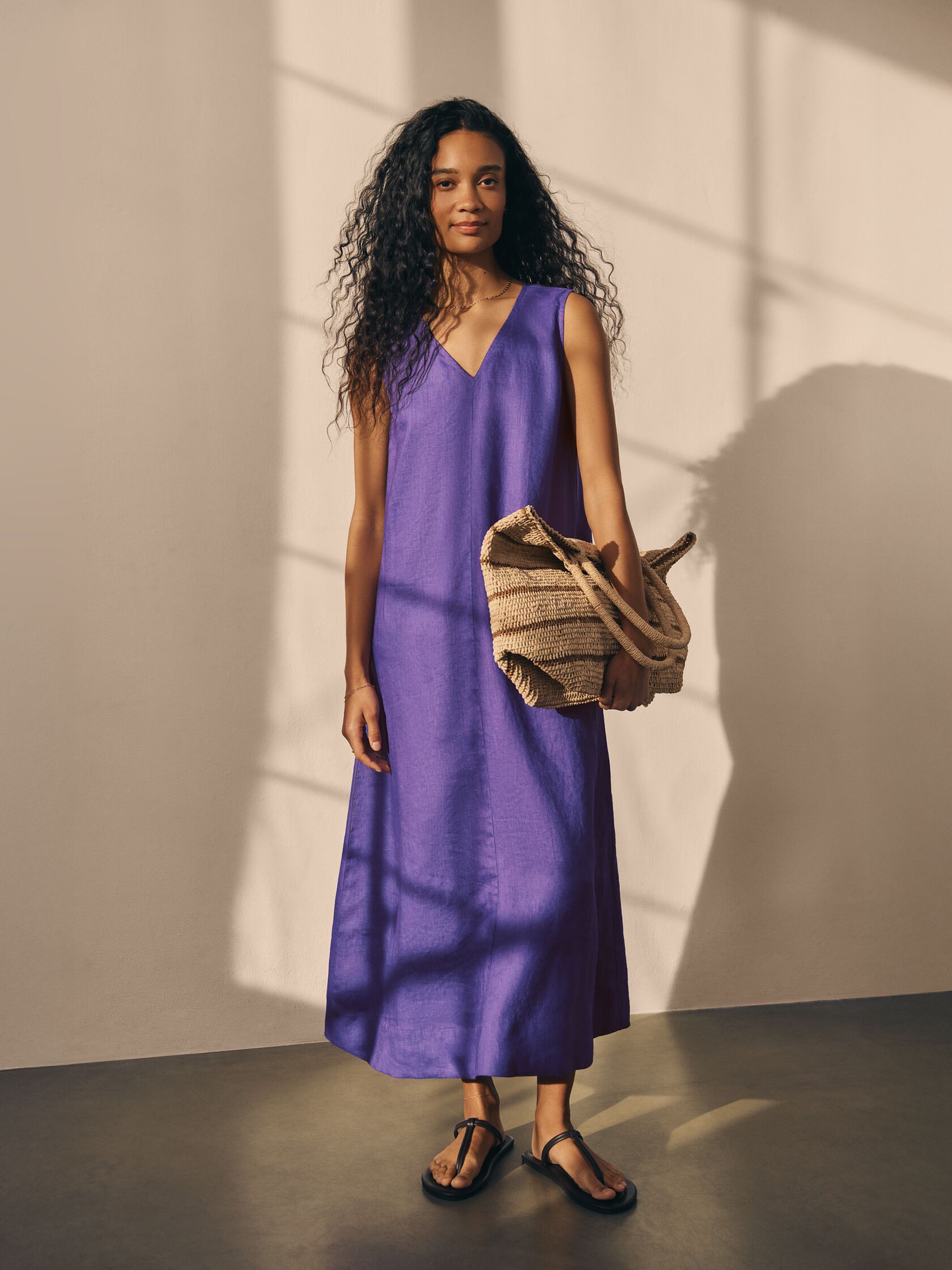 Organic Linen Easy Dress