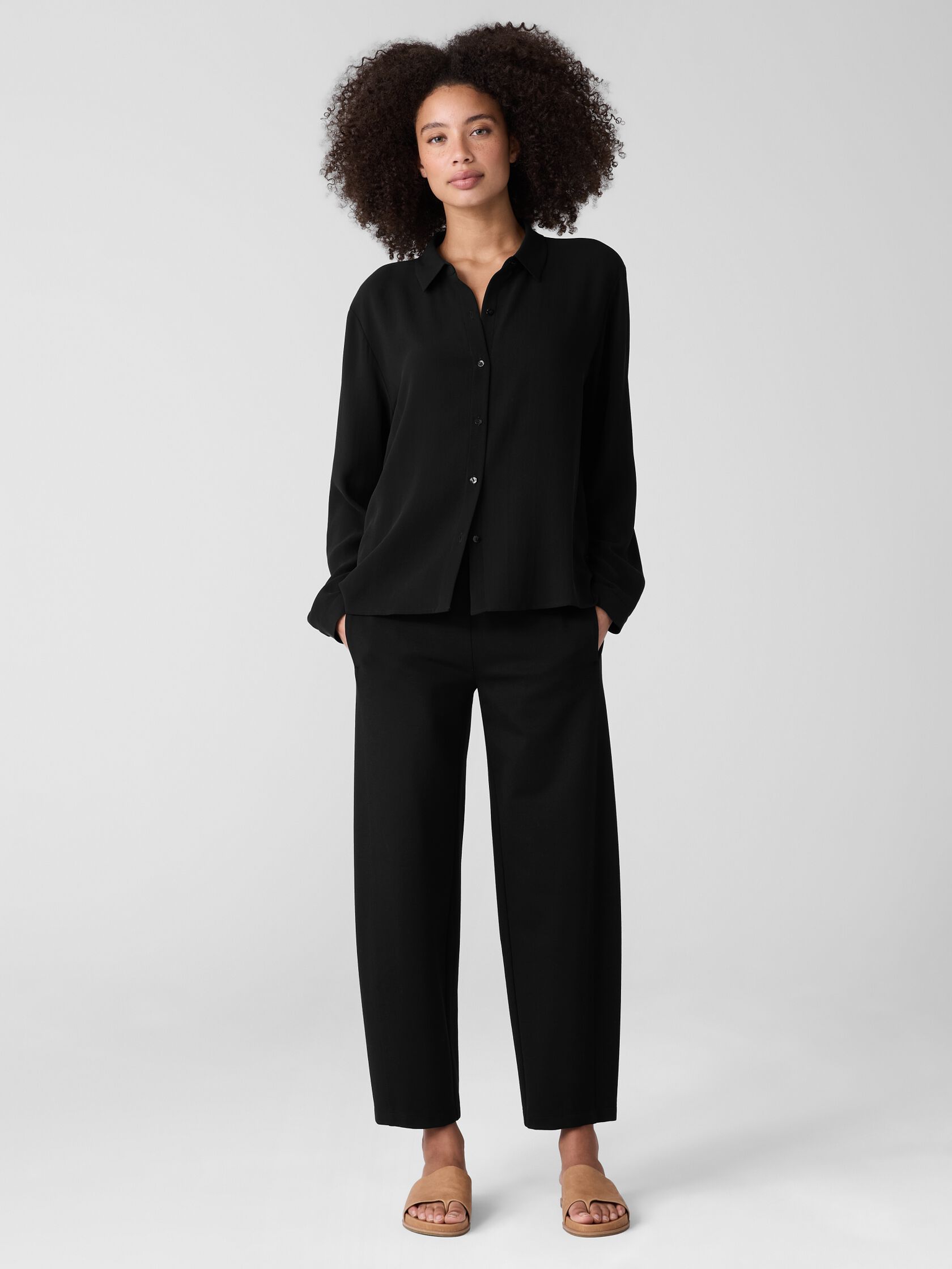 Washable Flex Ponte Lantern Pant