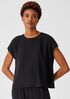Silk Georgette Crepe Square Top