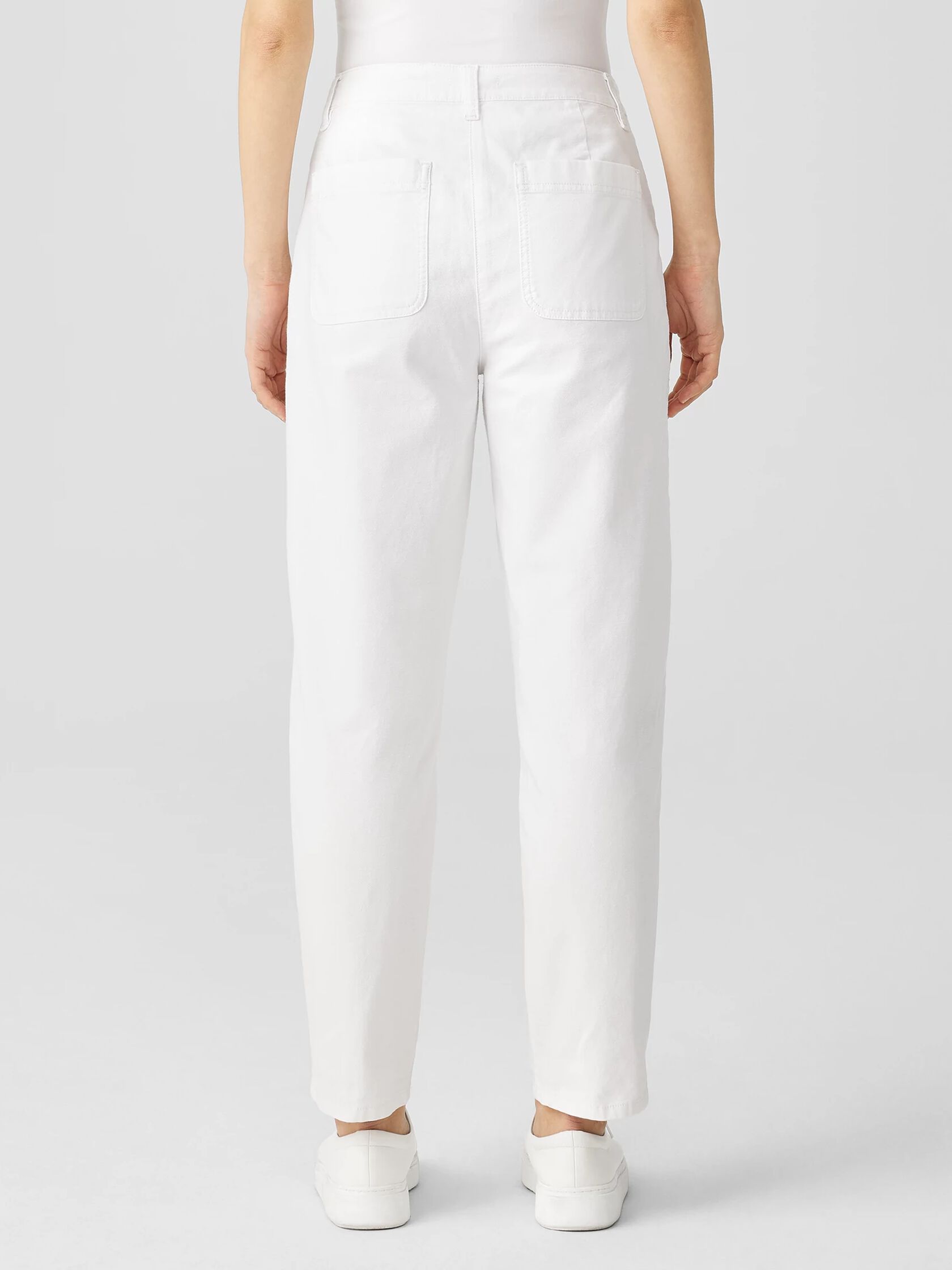 Cotton Hemp Stretch Tapered Pant