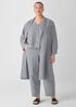 Linen Silk Twill Long Blazer
