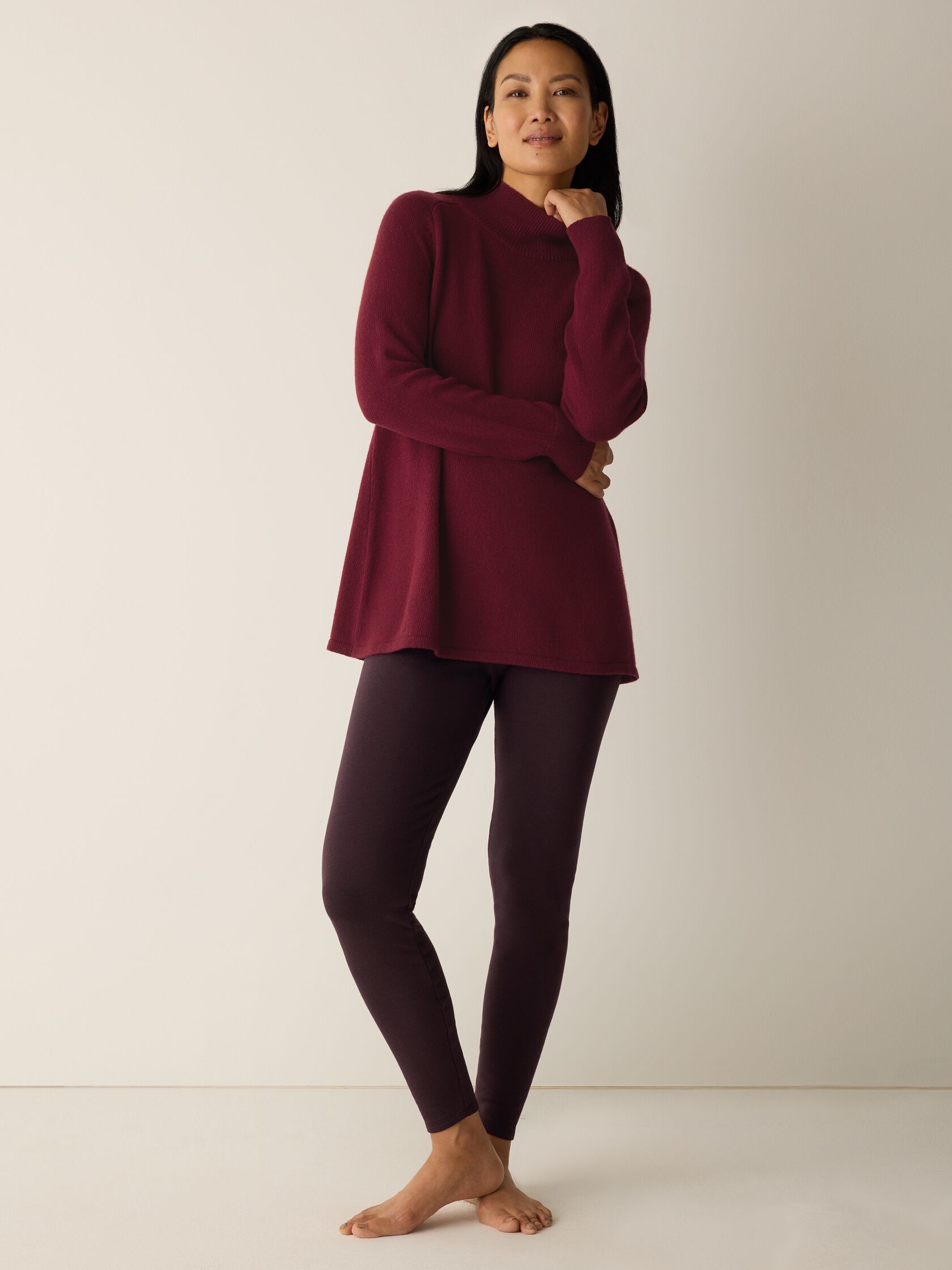 Cozy Brushed Terry Hug High-Waisted Leggings