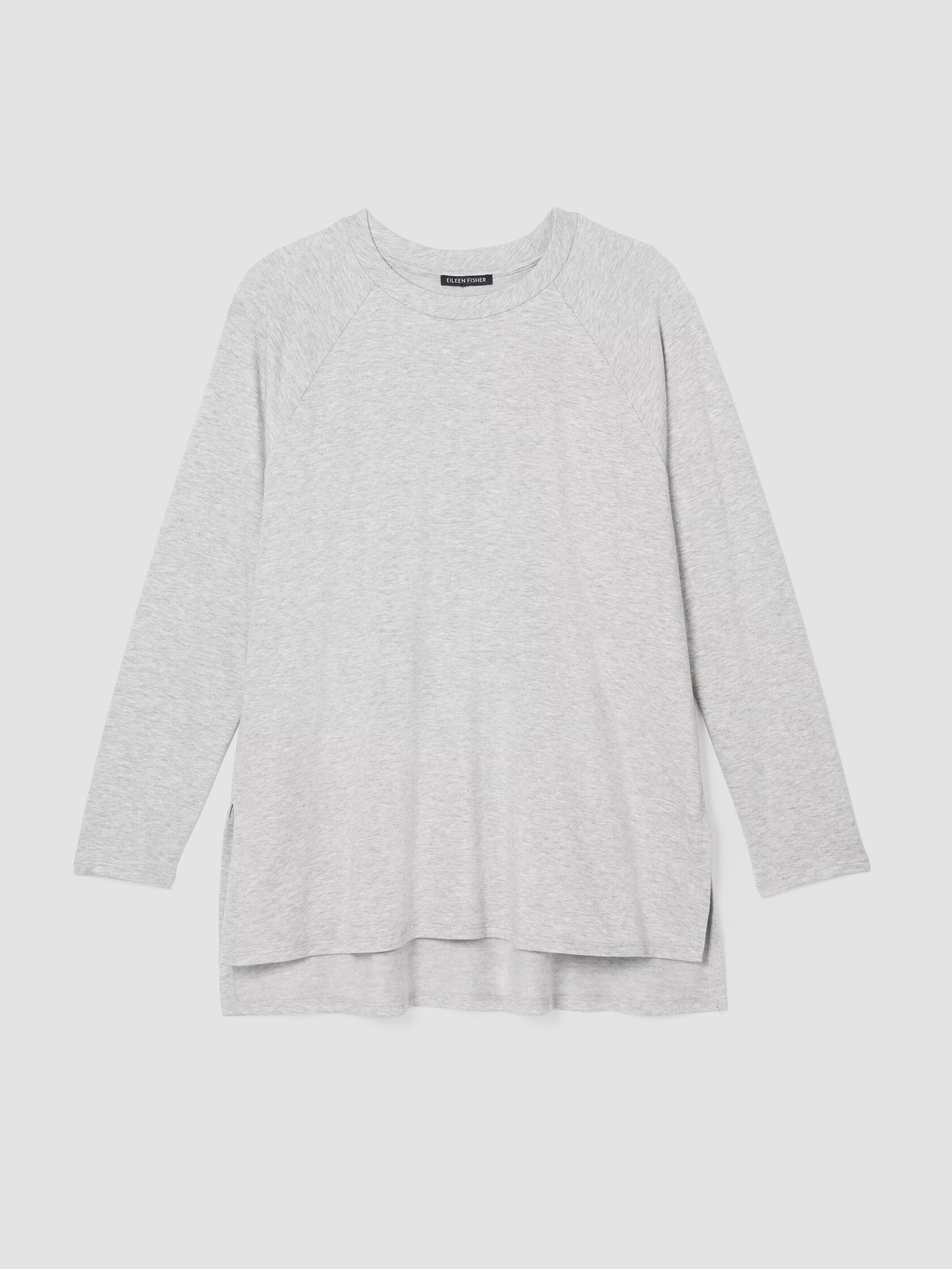 Cozy Brushed Terry Raglan-Sleeve Top